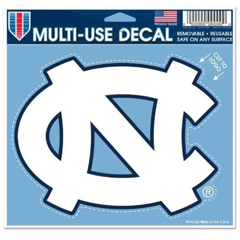 Decal: North Carolina Tar Heels 5" x 6"