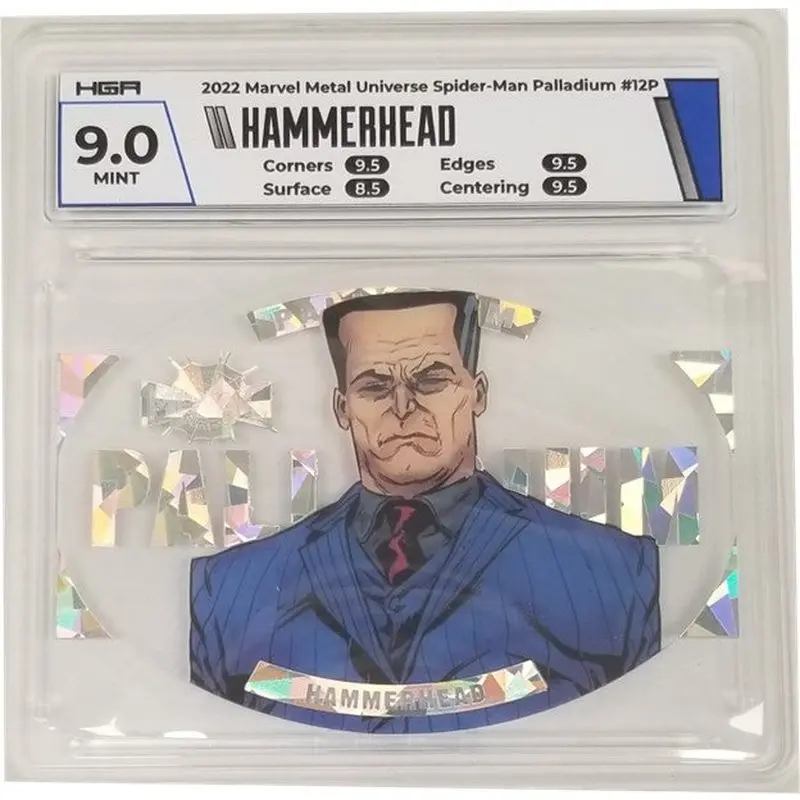 Hammerhead: 2022 Marvel Metal Universe Spider-Man Palladium #12P HGA 9.0