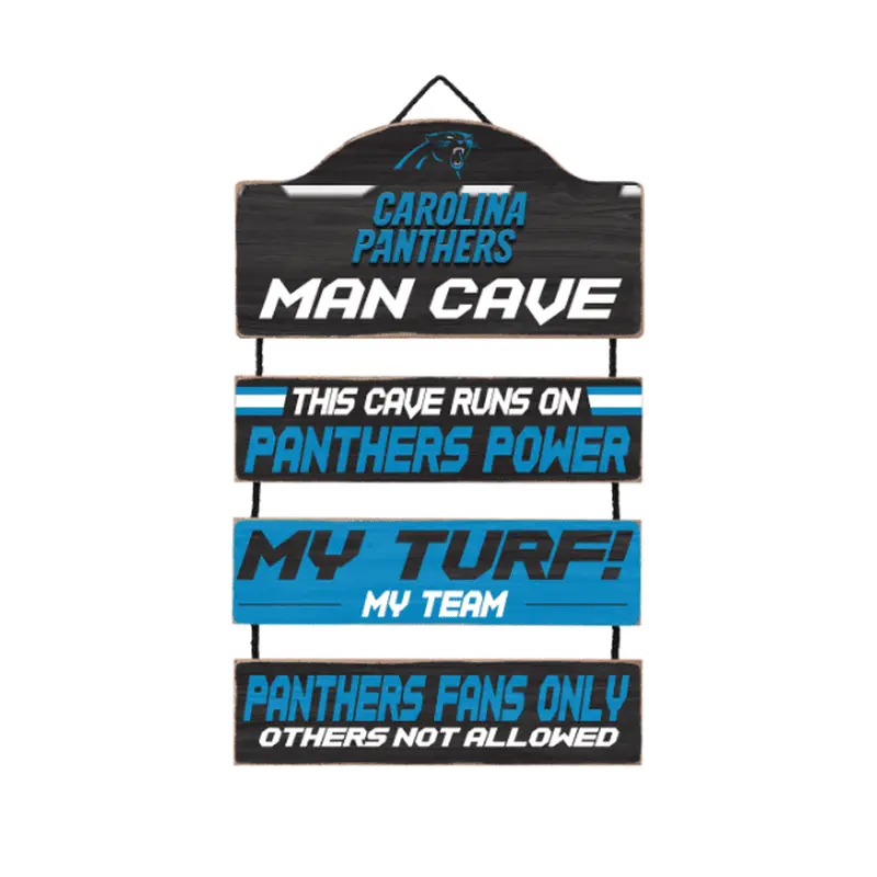 Hanging Sign: Carolina Panthers