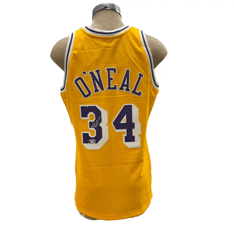 Autograph Basketball Jersey: Shaquille ONeal - Lakers