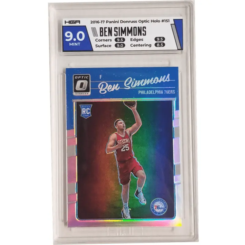 Ben Simmons: 2016-17 Panini Donruss Optic Holo #151 HGA 9.0