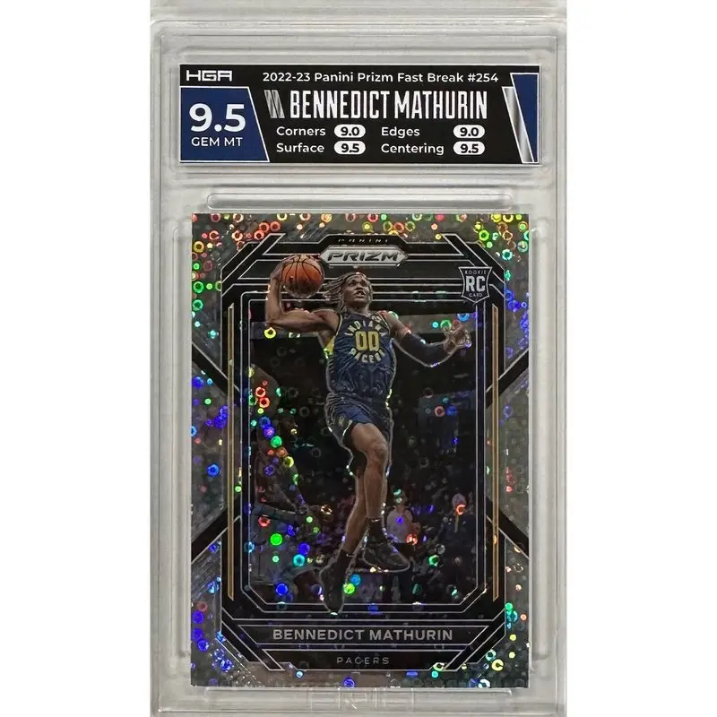 Bennedict Mathurin 2022-23 Panini Prizm Fast Break #254 HGA 9.5