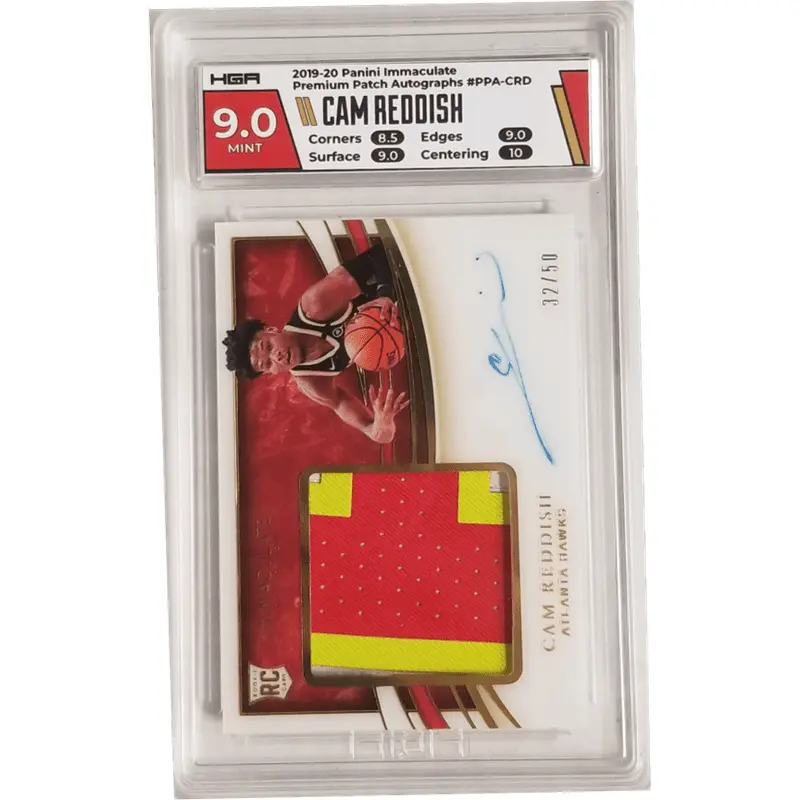 Cam Reddish 2019-20 Panini Immaculate Premium Patch Autographs #PPA-CRD HGA 9.0
