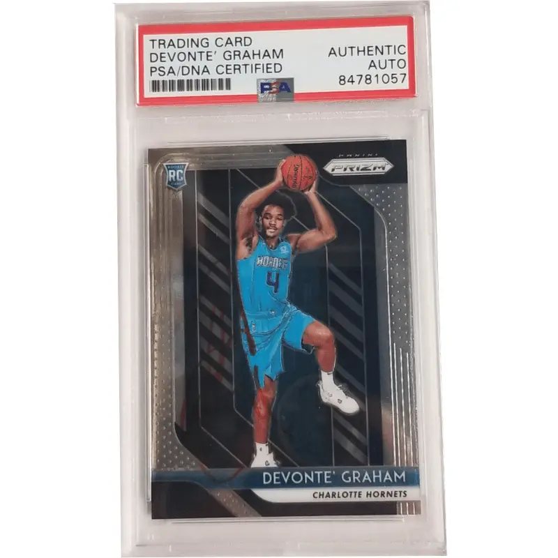 Devonte Graham: 2018 Panini Prizm PSA/DNA Certified Autograph #288