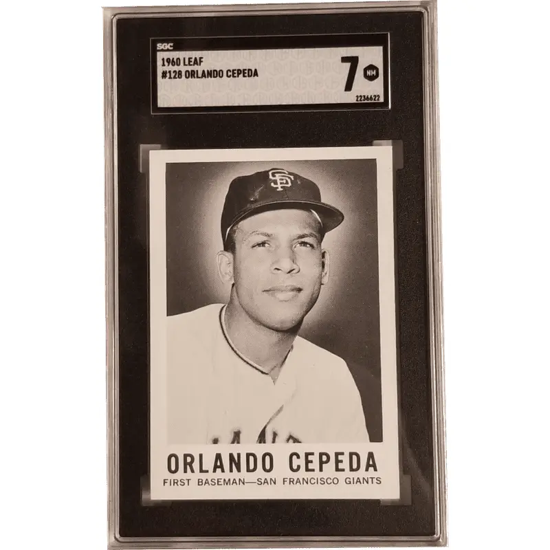 Orlando Cepeda 1960 Leaf #128 SGC 7