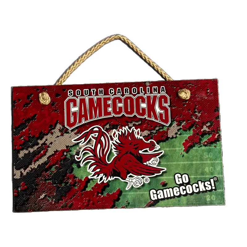 Wood Sign: South Carolina Gamecocks