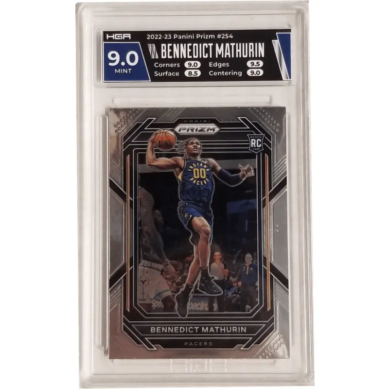 Bennedict Mathurin 2022-23 Panini Prizm #254 HGA 9.0