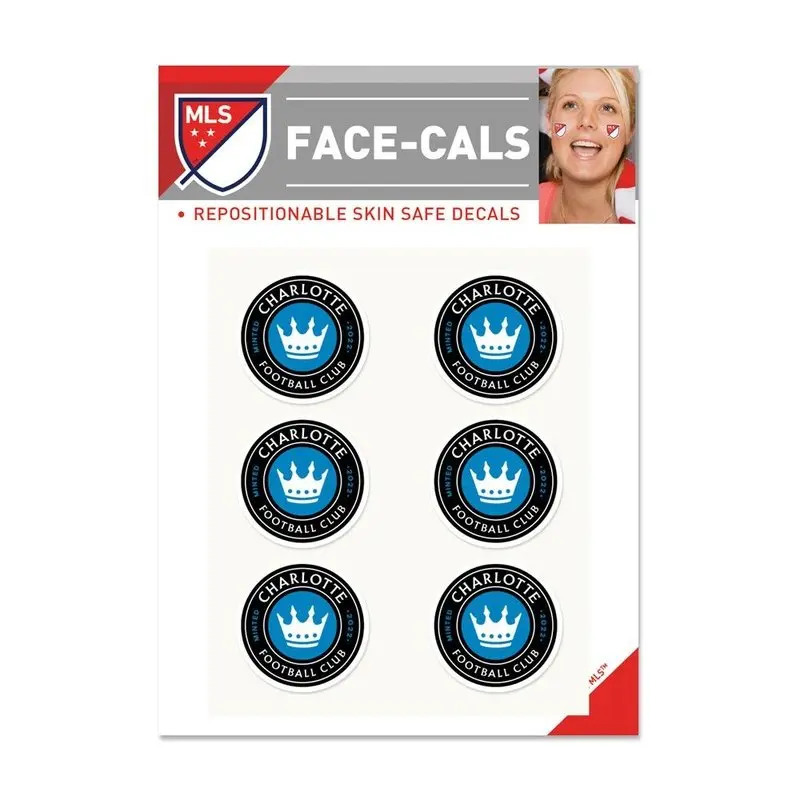 Face-Cals: Charlotte Football Club - 6 pack
