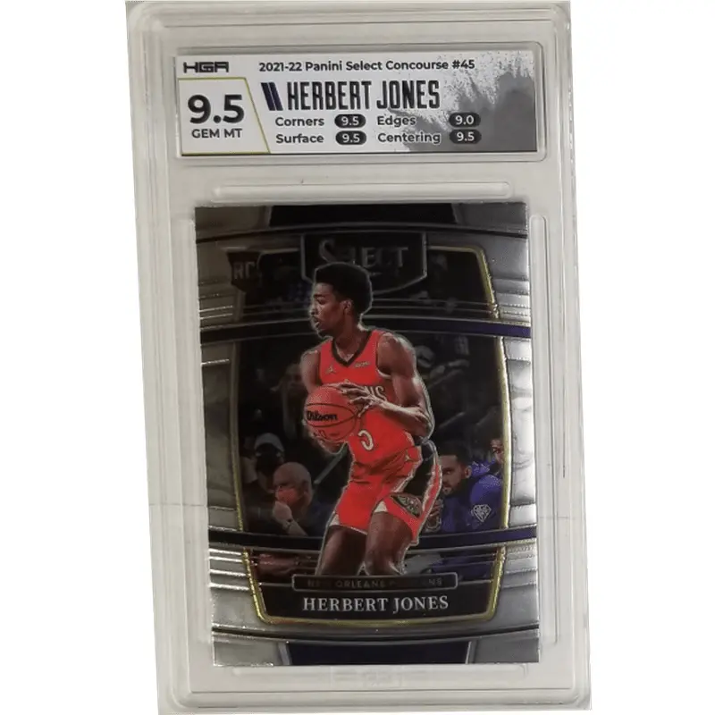 Herbert Jones: 2021-22 Panini Select Concourse #45 HGA 9.5