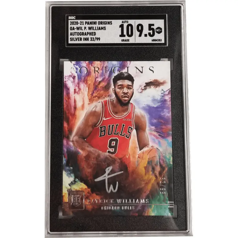 Patrick Williams 2020-21 Panini Origins Autographed Silver Ink #OA-WIL SGC 9.5