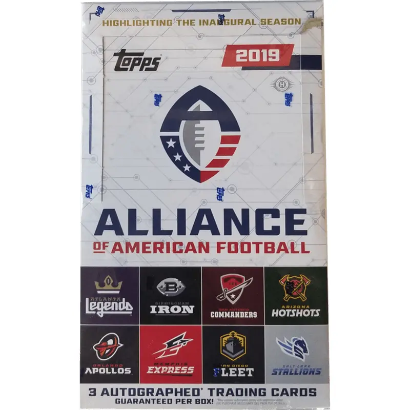 2019 Topps Alliance Football Box
