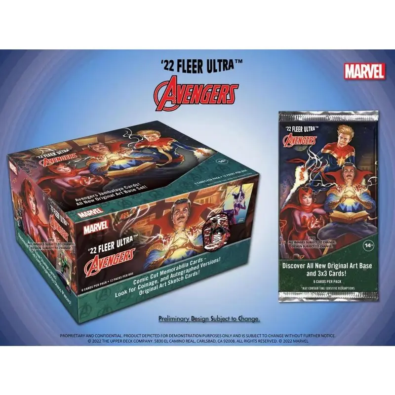 2022 Upper Deck Marvel Fleer Ultra Avengers Hobby Box
