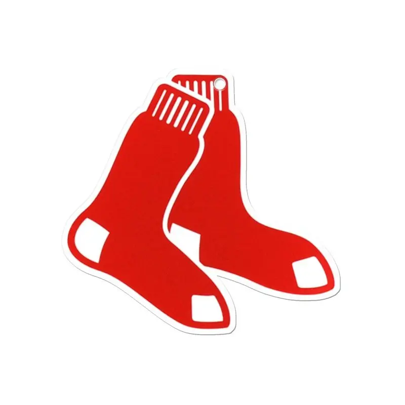 Boston Red Sox Laser Cut Steel Logo Spirit Size- Red Sox Stockings