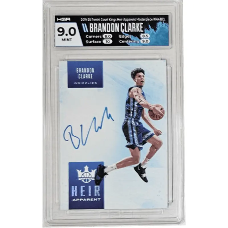 Brandon Clarke: 2019-20 Panini Court Kings Heir Apparent Masterpiece #HA-BCL HGA 9.0