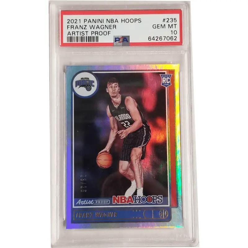 Franz Wagner 2021 Panini NBA Hoops Artist Proof #235 PSA 10