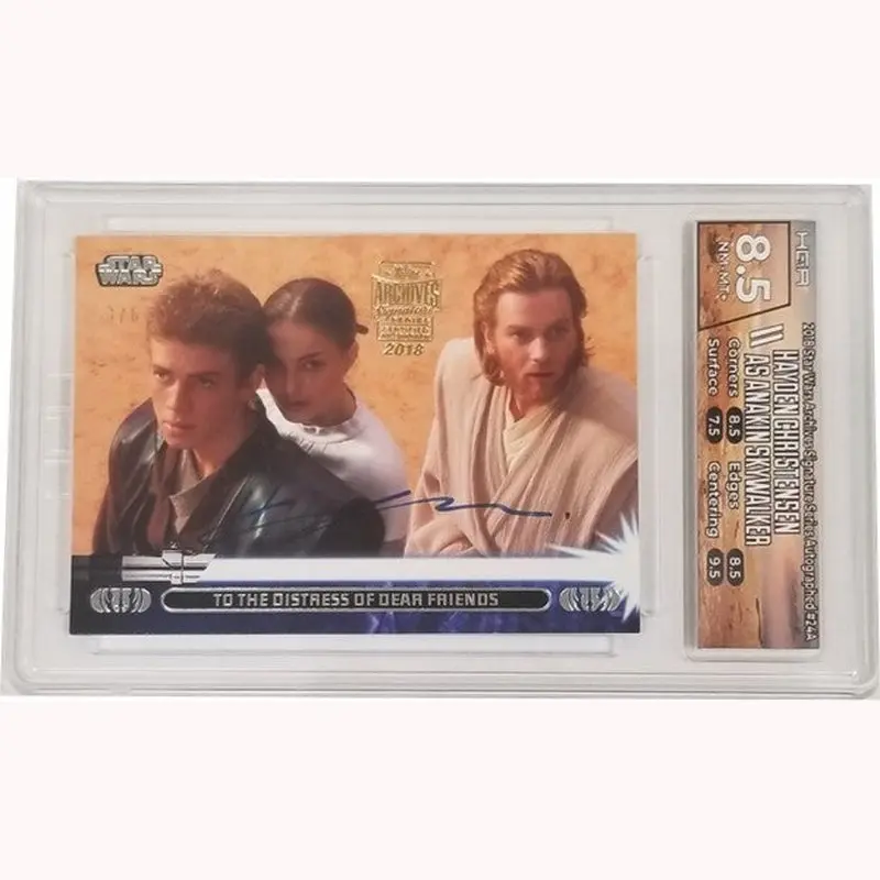 Hayden Christensen as Anakin Skywalker: 2018 Star Wars Archives Signature Series Autographed #24A HGA 8.5
