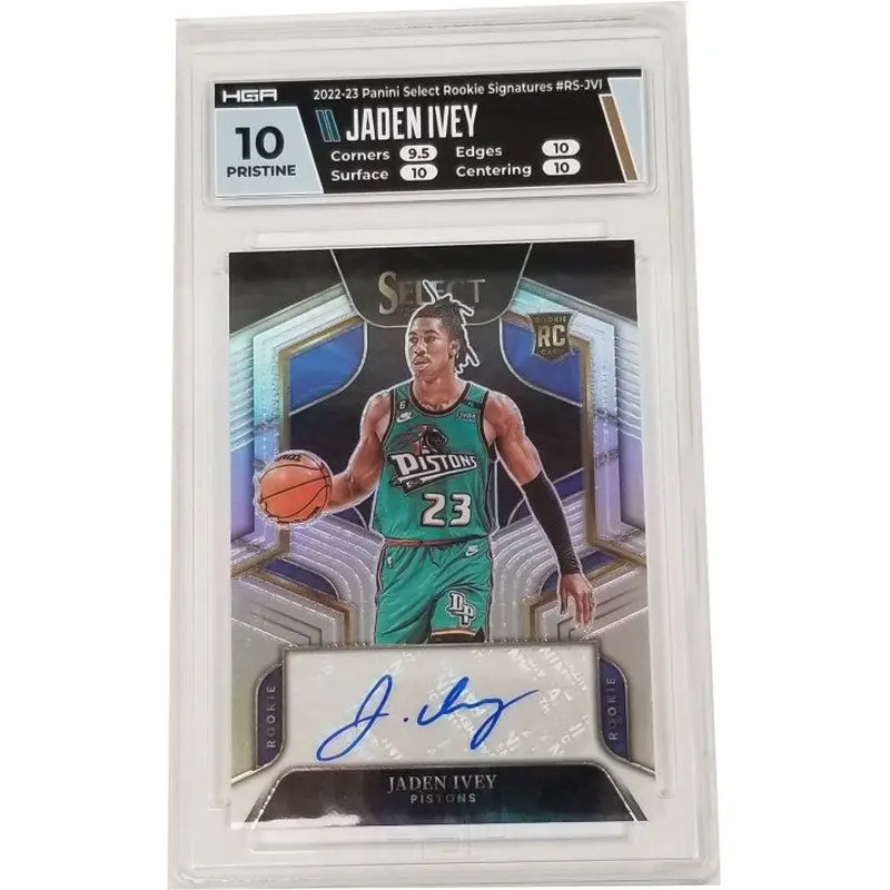 Jaden Ivey: 2022-23 Panini Select Rookie Signatures #RS-JV1 HGA 10