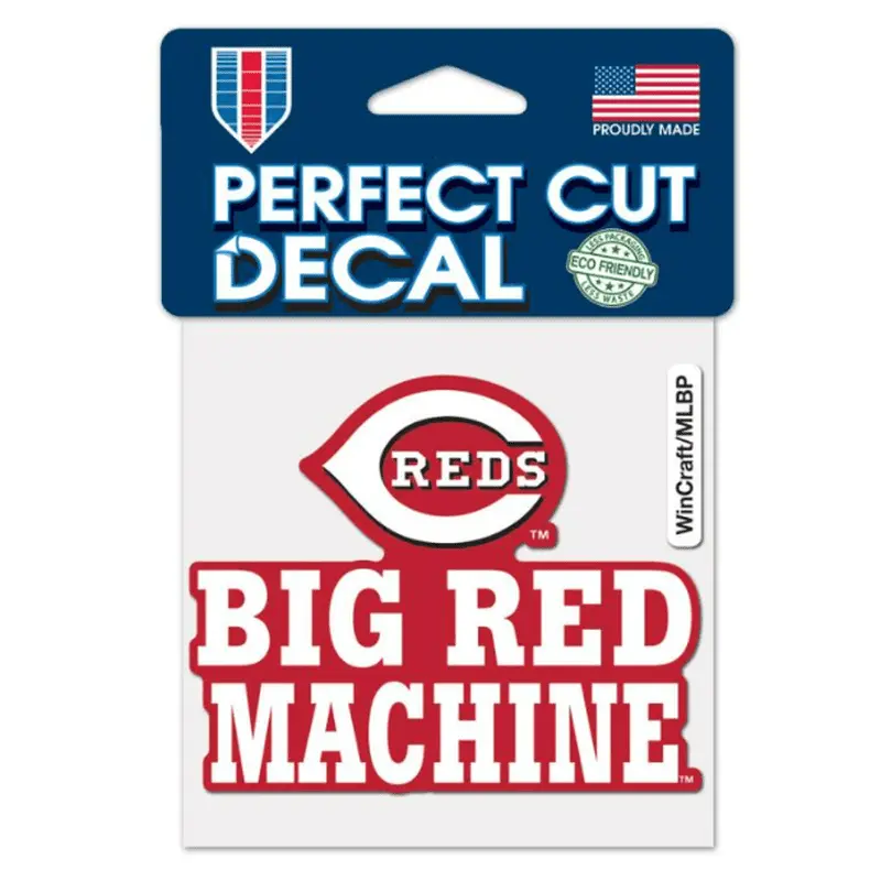 Decal: Cincinnati Reds Slogan