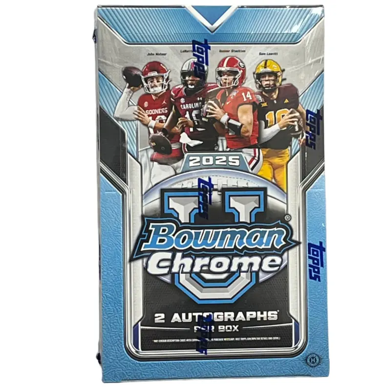 2025 Bowman University Chrome Football Hobby Box