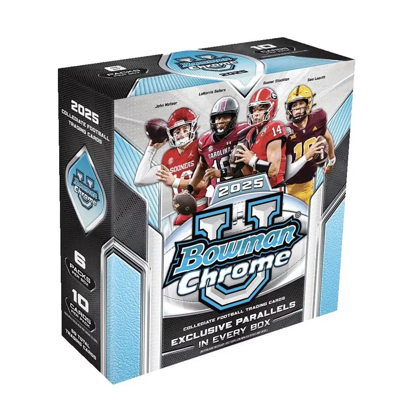 2025 Bowman University Chrome Football Mega Box