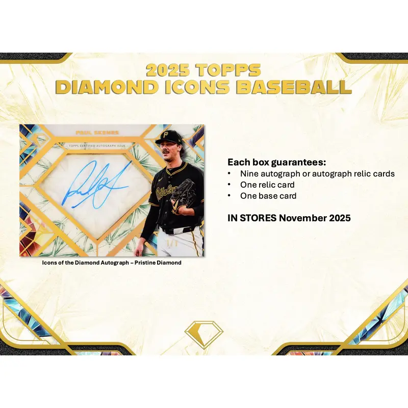 2025 Topps Diamond Icons Baseball Hobby Box