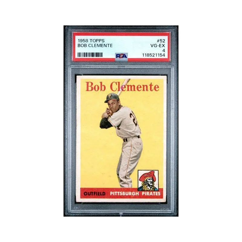 Bob Clemente 1958 Topps #52 VG-EX PSA 4