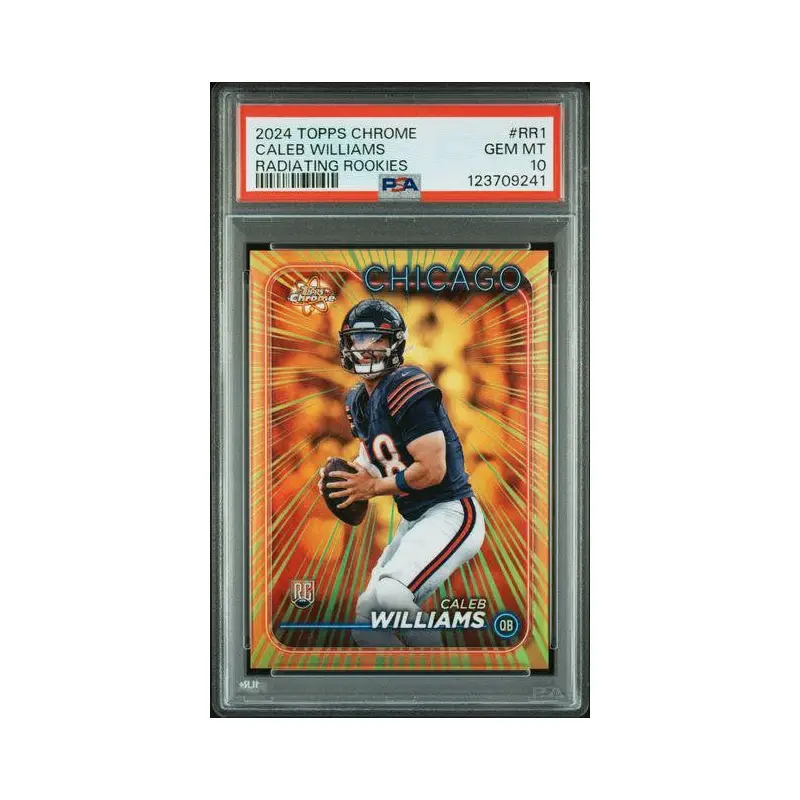 Caleb Williams 2024 Topps Chrome Radiating Rookies #RR1 PSA 10