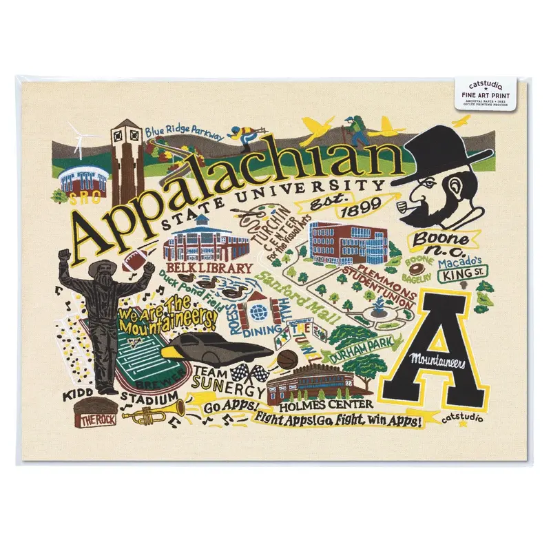 Fine Art Print: Appalachian State University - 8x10
