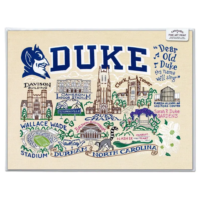 Fine Art Print: Duke University - 8x10