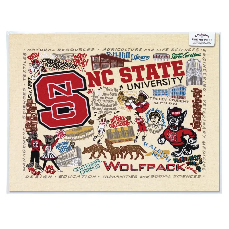Fine Art Print: NC State University - 8x10