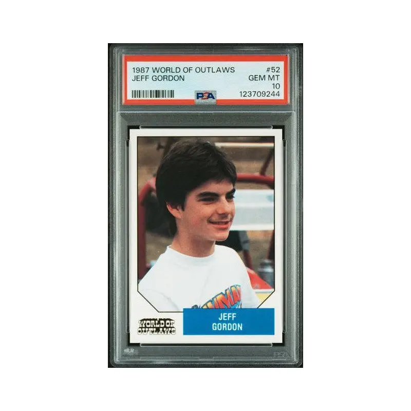 Jeff Gordon 1987 World of Outlaws #52 PSA 10