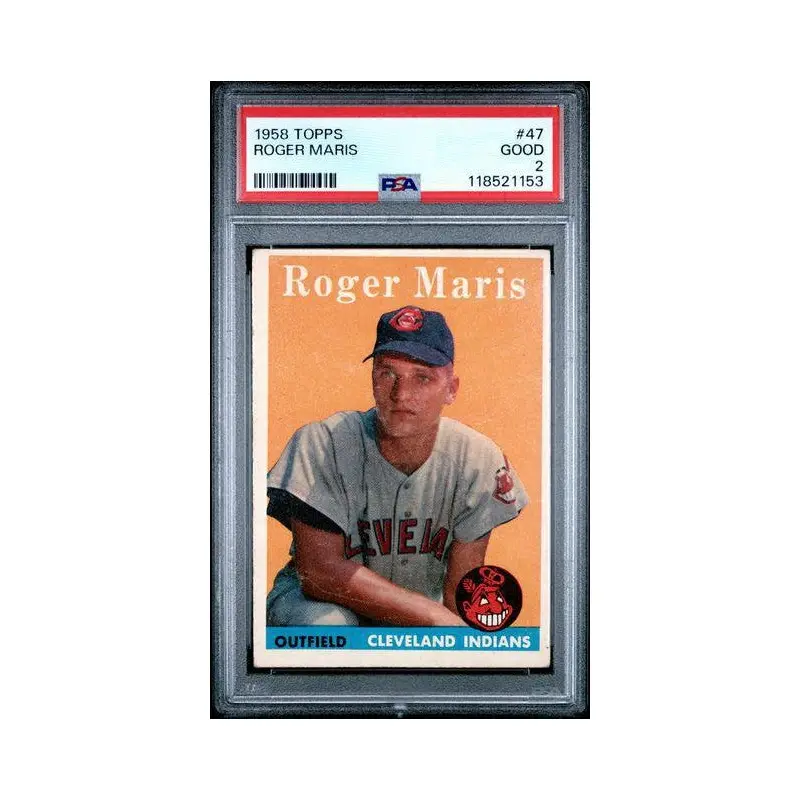 Roger Maris 1958 Topps #47 Good PSA 2