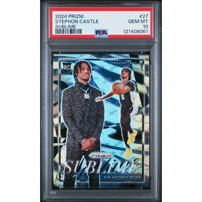 Stephon Castle 2024 Panini Prizm Sublime #27  PSA 10