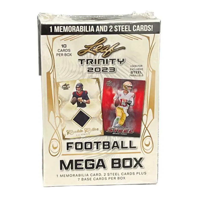 2023 Leaf Trinity Football Mega Blaster Box