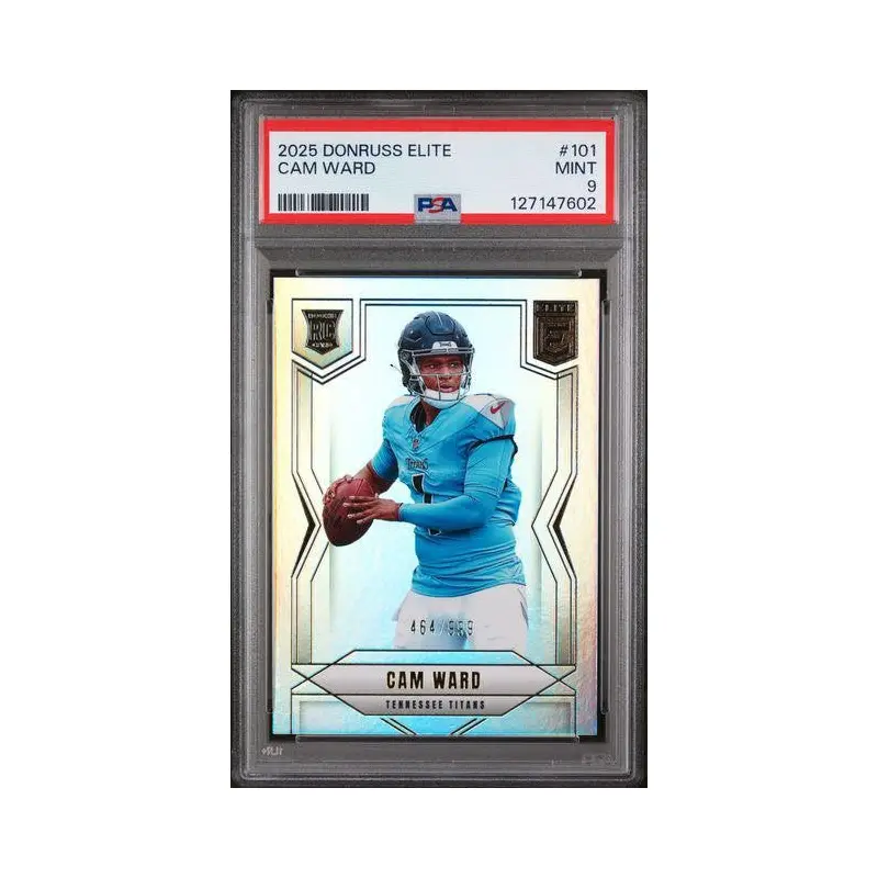 Cam Ward 2025 Donruss Elite #101 PSA 9