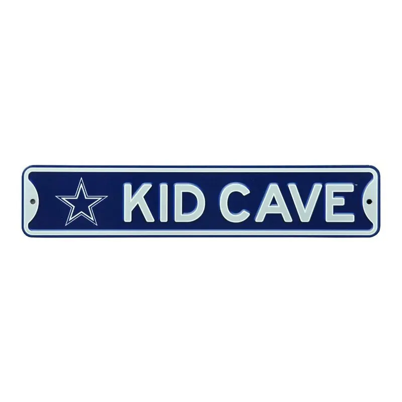 Dallas Cowboys Steel Kid Cave Sign