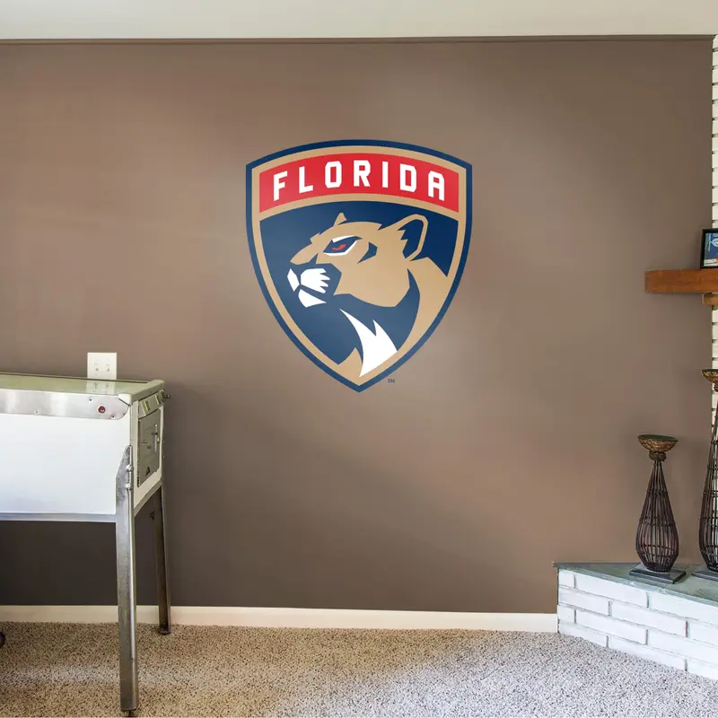 Florida Panthers - RealBig Logo Collection - Official NHL - Reusable Vinyl Wall Decals