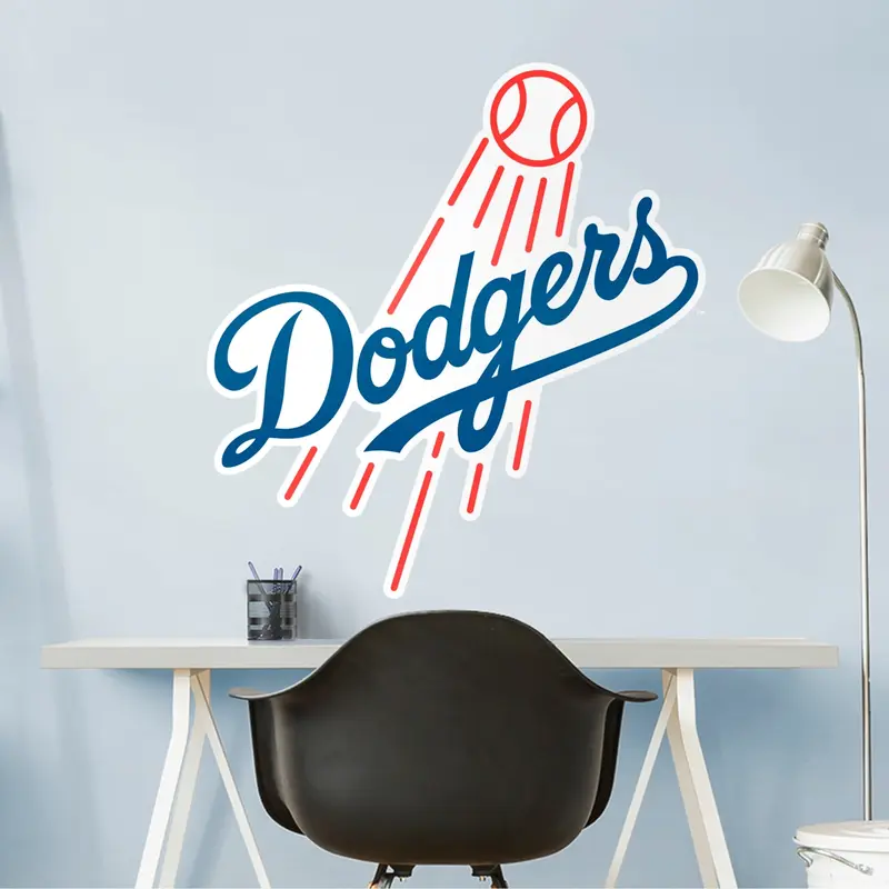Los Angeles Dodgers - RealBig Logo Collection - Official MLB - Reusable Vinyl Wall Decals