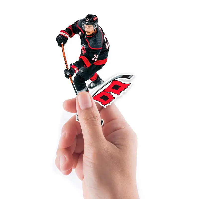 Sebastian Aho - 5 Minis (Mixed Sizes) - Official NHL - Carolina Hurricanes - Reusable Vinyl Decals