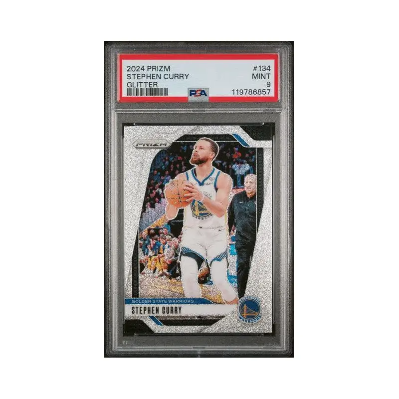Stephen Curry 2024 Prizm Glitter #134 PSA 9