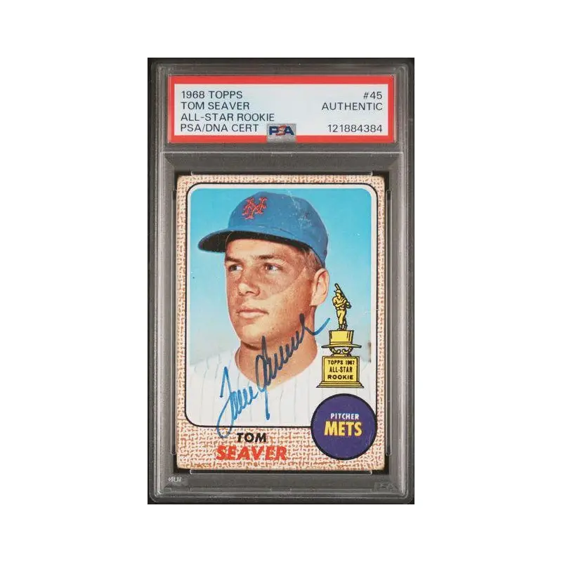 Tom Seaver 1968 Topps All-Star Rookie PSA/DNA Certified #45 Authentic