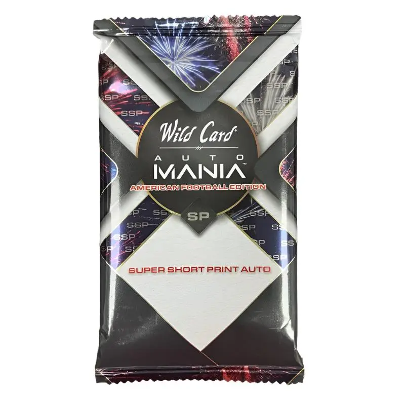 2023 Wild Card Auto Mania American Football Pack (SP Edition)