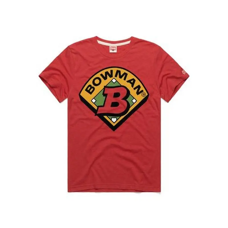 Bowman Baseball Logo - Red Tee
