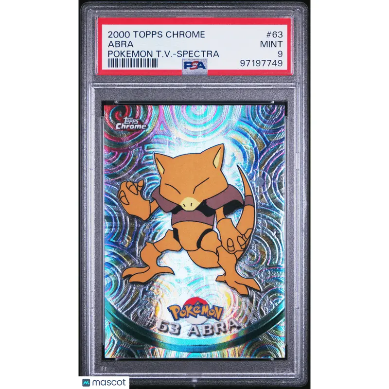Pokmon TCG Abra #63 Pokemon T.V.-Spectra PSA 9