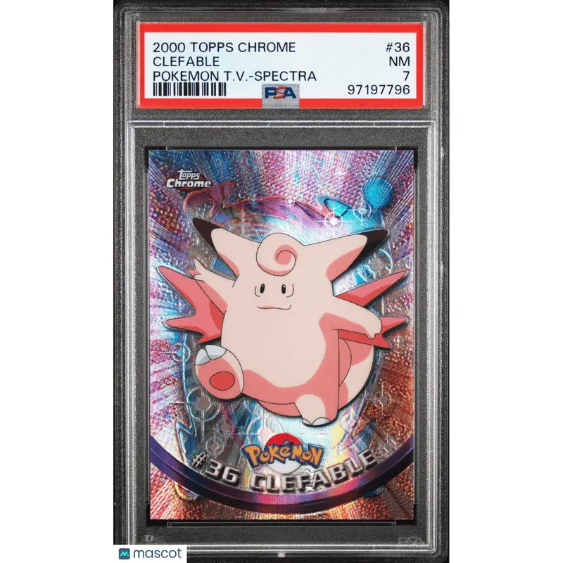 Pokmon TCG Clefable #36 Pokemon T.V.-Spectra PSA 7