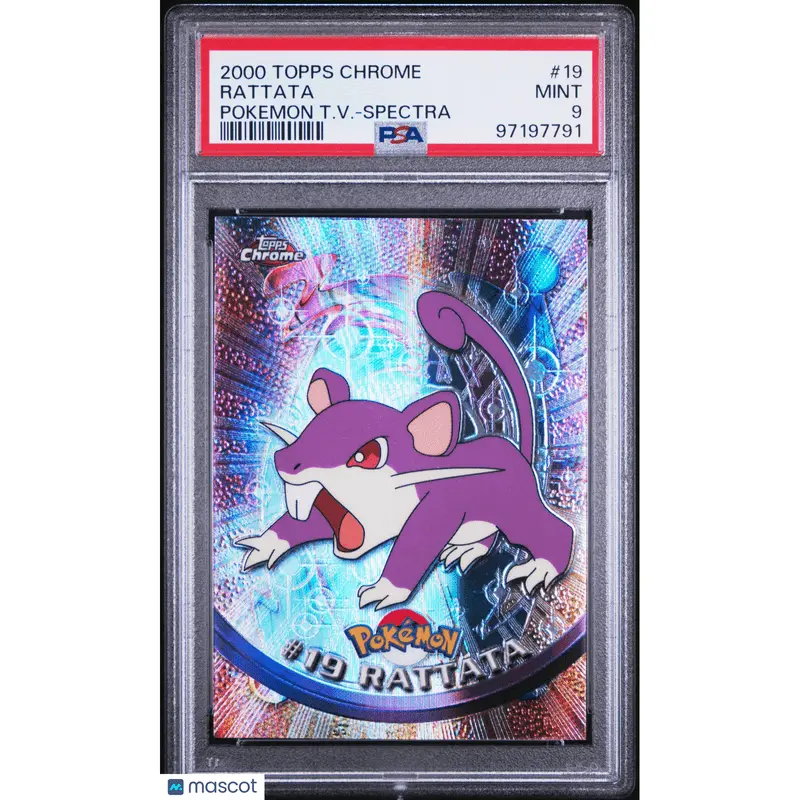 Pokmon TCG Rattata #19 Pokmon T.V.Spectra PSA 9
