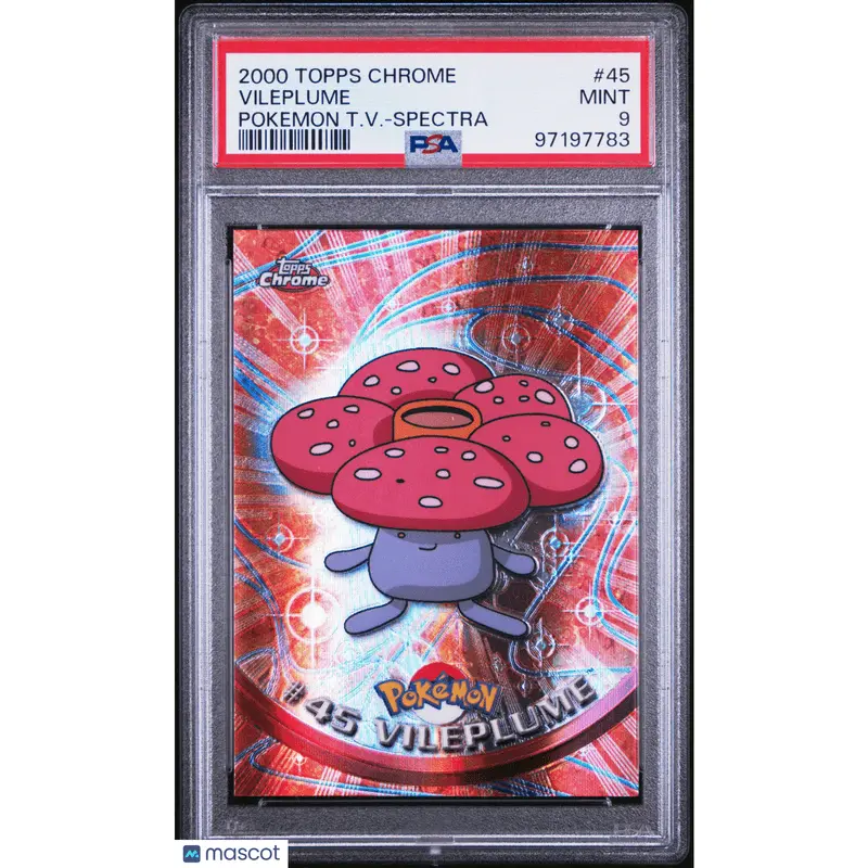 Pokmon TCG Vileplume #45 Pokmon TV Spectra PSA 9