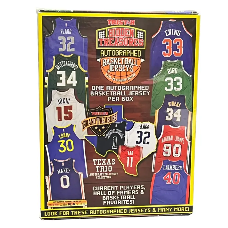 2025-26 Tristar Hidden Treasures Autographed Basketball Jersey