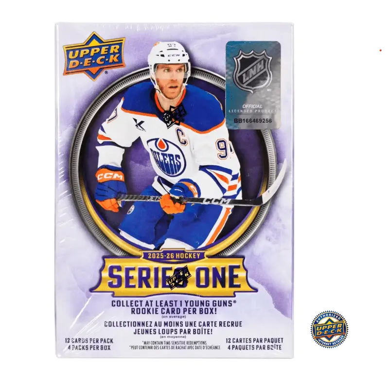 2025-26 Upper Deck Series 1 Hockey Blaster Box