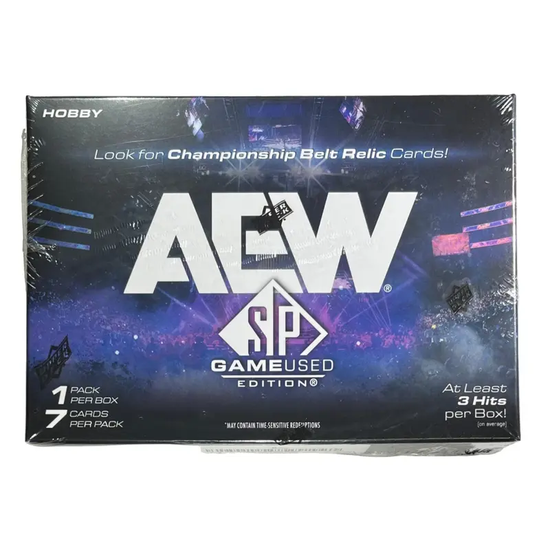 2025 Upper Deck AEW SP Game Used Wrestling Hobby Box